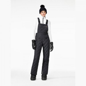 Black Goldbergh AGNES ski salopette Ski Pants | 25410-EUIQ