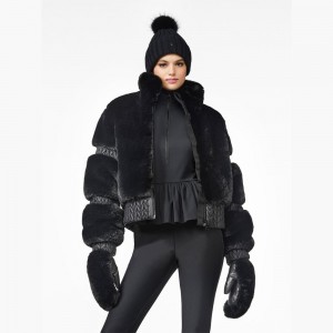 Black Goldbergh FURRY Ski Jacket | 52896-XTJE