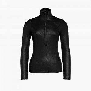 Black Goldbergh GLAMOUR ski pully Ski Tops | 12436-XSAL