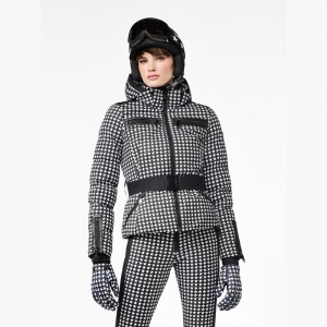 Black / White Goldbergh GALAXY Ski Jacket | 87432-MYRZ