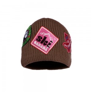 Brown Goldbergh SHIRAS Beanie | 03649-TZUW