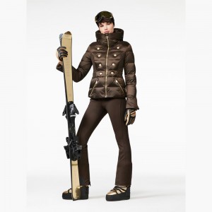 Dark Brown Goldbergh PIPPA Ski Pants | 48753-JYVZ