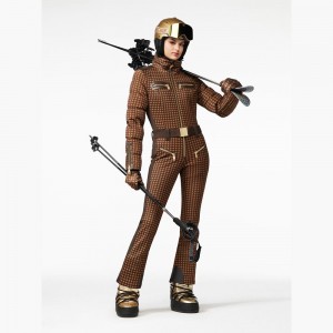 Dark Brown Goldbergh STARSTRUCK Ski Suit | 14926-SCQV