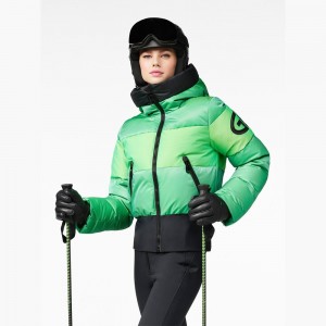 Green Goldbergh FEVER Ski Jacket | 97463-INYW