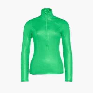 Green Goldbergh GLAMOUR ski pully Ski Tops | 87960-YDOA