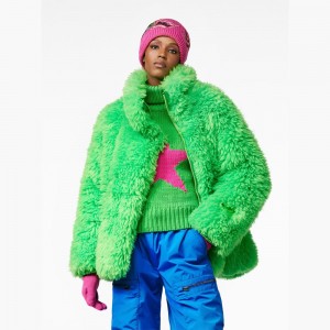 Green Goldbergh WOOLLY Jackets | 80219-SFGP