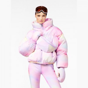 Light Pink Goldbergh LUMINA Ski Jacket | 68437-DXPU