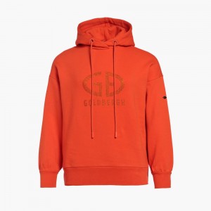 Orange Goldbergh SPARKLING hooded Hoodie | 29150-XAGB