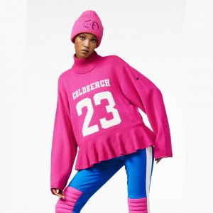 Pink Goldbergh DANGLE long sleeve knit Sweater | 07258-YZBI