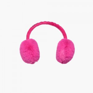 Pink Goldbergh FLUFFY faux fur Earwarmers | 43165-GSRT