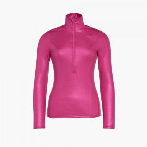 Pink Goldbergh GLAMOUR ski pully Ski Tops | 74638-FGJV