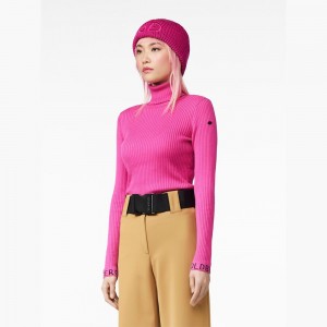 Pink Goldbergh MIRA long sleeve knit Sweater | 91256-BSAE