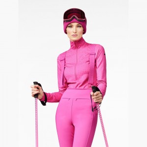 Pink Goldbergh SPARK ski pully Ski Tops | 46302-ZUQH