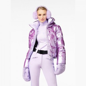 Purple Goldbergh GLAMSTAR Ski Jacket | 15724-TIMQ