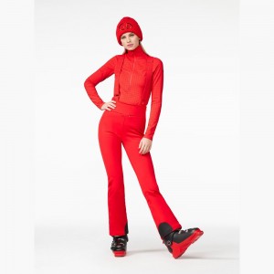 Red Goldbergh HIGH END Ski Pants | 20863-ZNRU