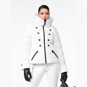 White Goldbergh BOUTON Ski Jacket | 26834-YFMR