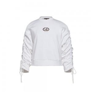 White Goldbergh CINCH Sweater | 35806-GNZF