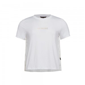 White Goldbergh GROOVE short sleeve T-shirts | 65827-PASO