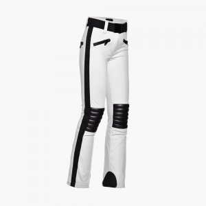 White Goldbergh ROCKY long Ski Pants | 07482-BUAF