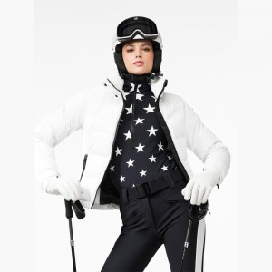 White Goldbergh SHIVER Ski Jacket | 75682-CQSB