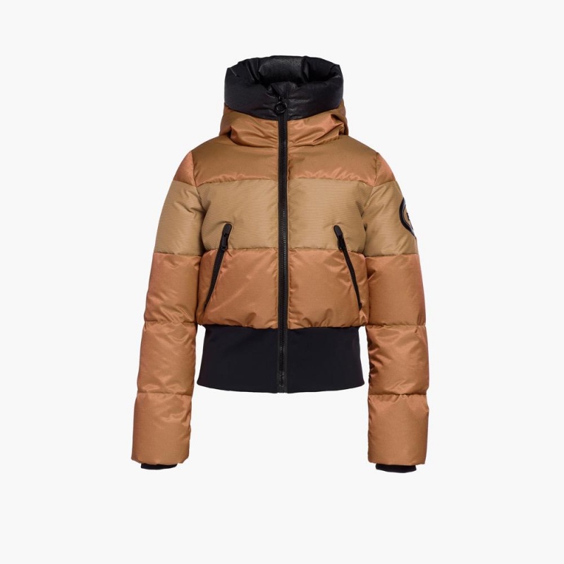 Beige Goldbergh FEVER Ski Jacket | 28135-XLDU