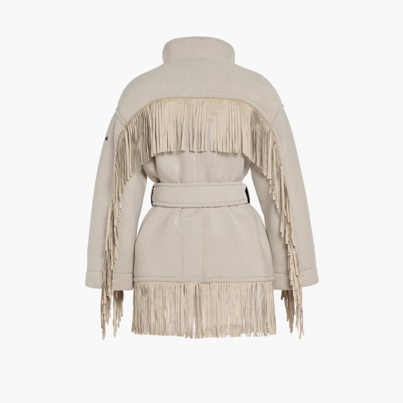 Beige Goldbergh FRINGE Jackets | 71264-LCZA