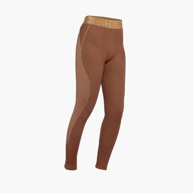 Beige Goldbergh FURIOUS baselayer Pants | 91805-YAOQ