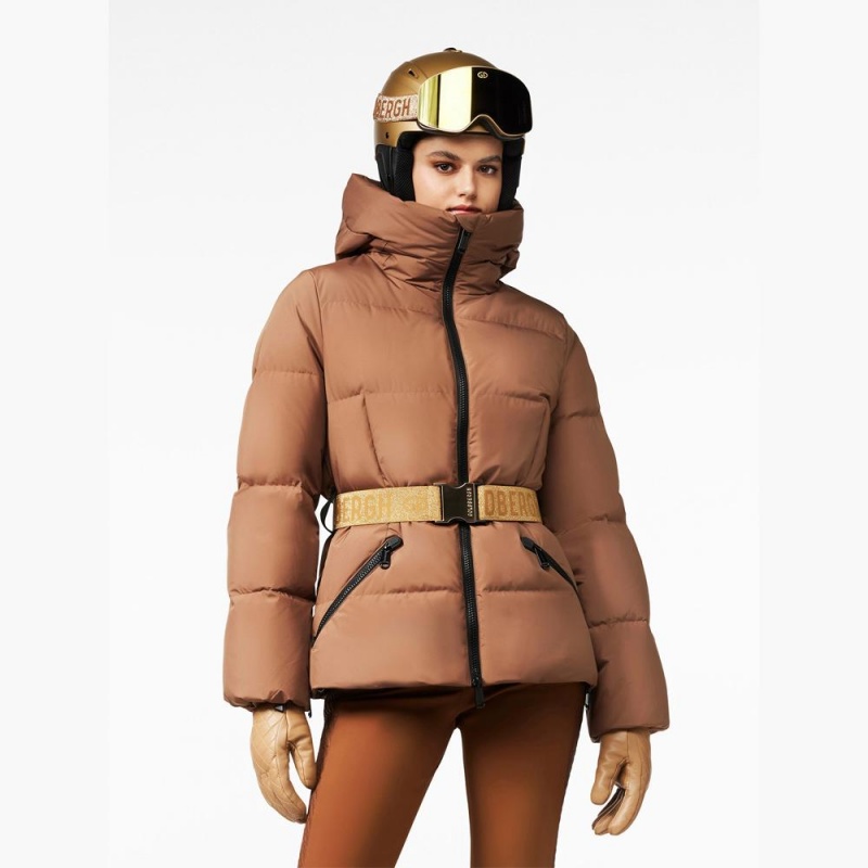 Beige Goldbergh SNOWMASS Ski Jacket | 08361-FIAG