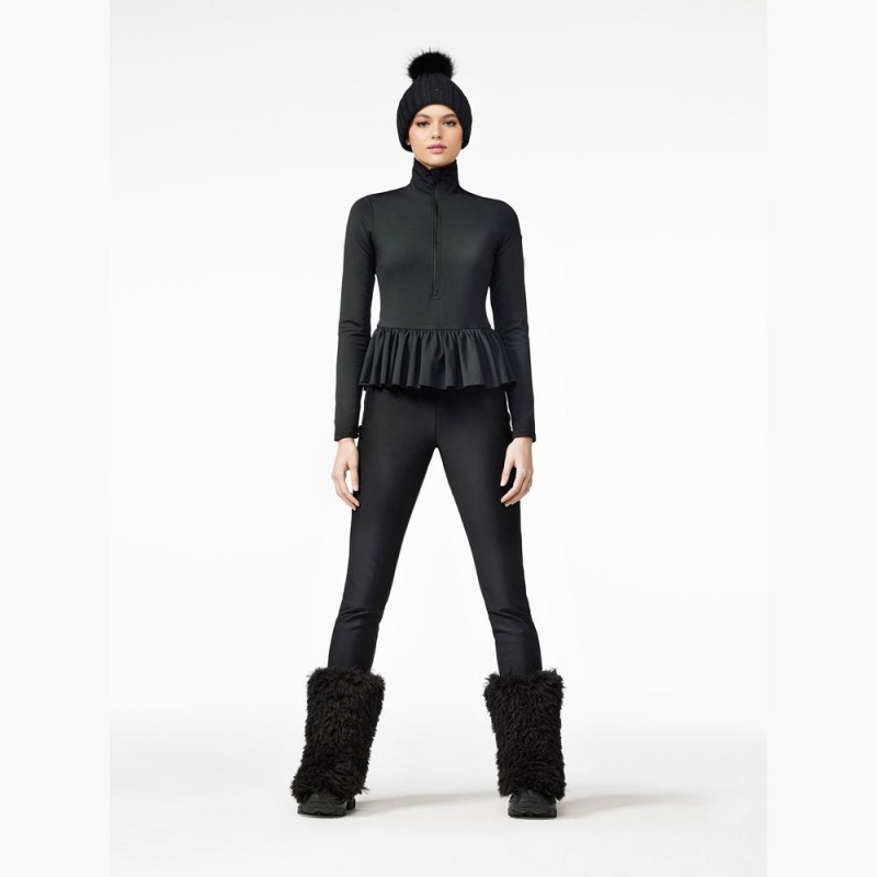 Black Goldbergh BALLET ski pully Ski Tops | 89301-DJTA