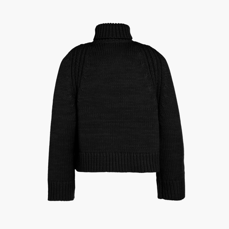 Black Goldbergh BEAUTY long sleeve knit Sweater | 23604-XSLP