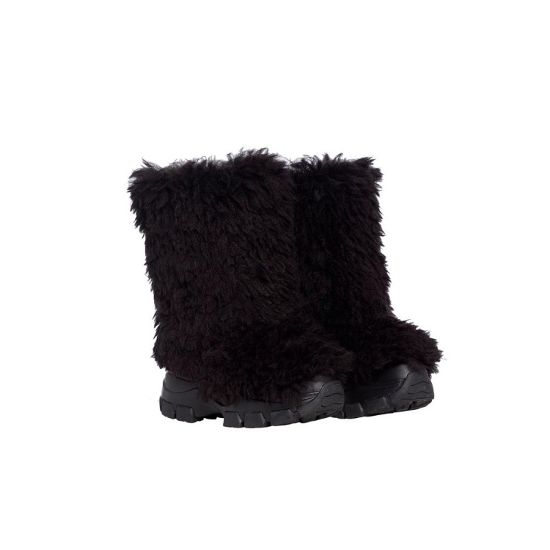 Black Goldbergh BUSHY snowboot faux fur Snow Boots | 81943-QYXT