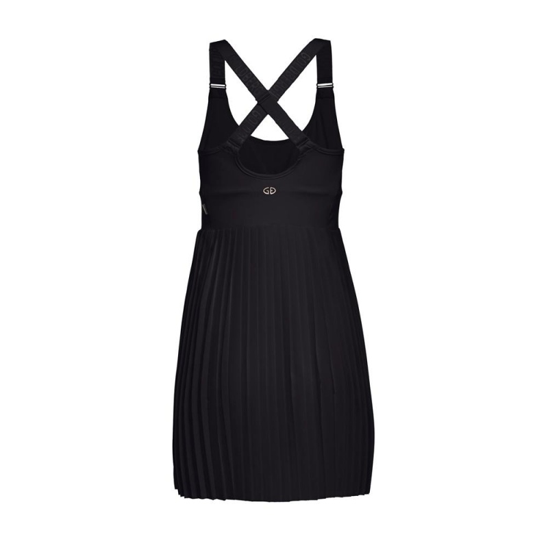 Black Goldbergh CHEER dress with inner short Dress | 13645-APVJ