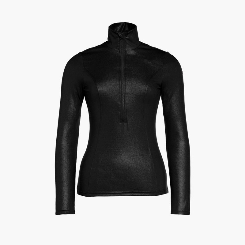 Black Goldbergh GLAMOUR ski pully Ski Tops | 12436-XSAL