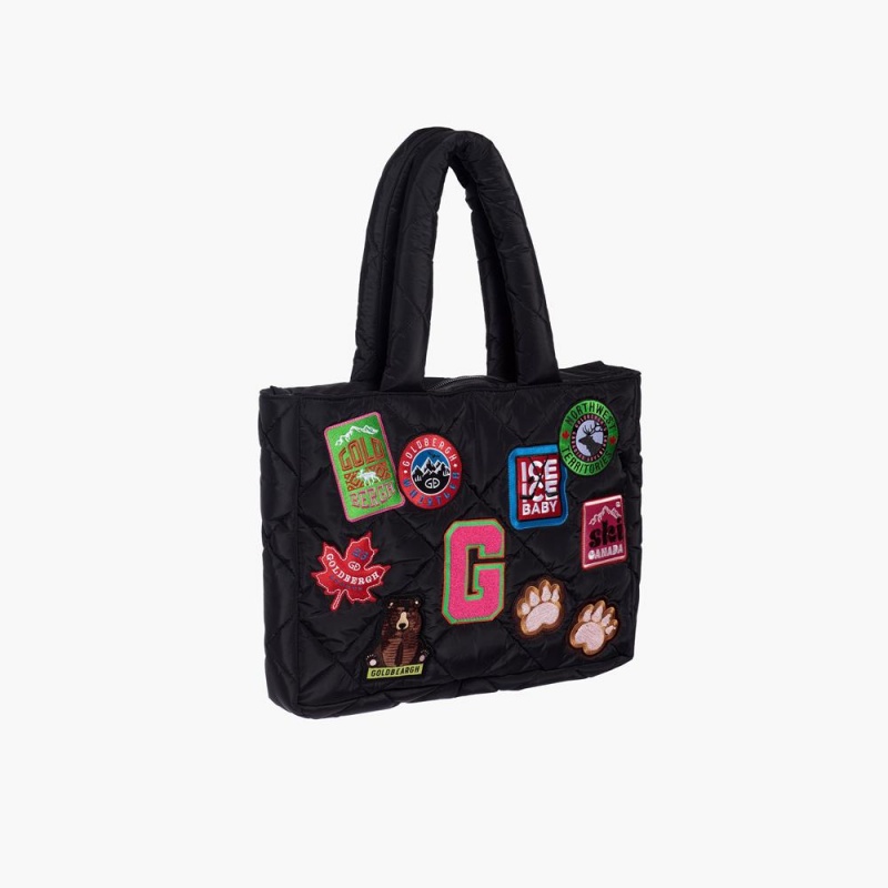 Black Goldbergh NORTH WEST Shopper Bag | 49068-AXVY