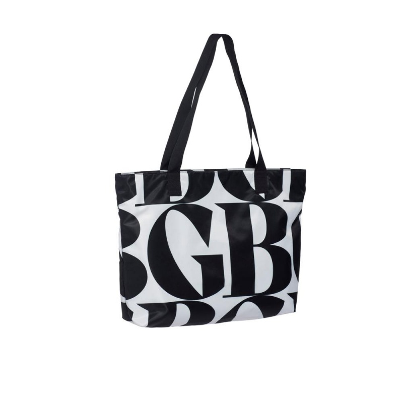 Black Goldbergh PALMER Shopper Bag | 70849-NCYZ