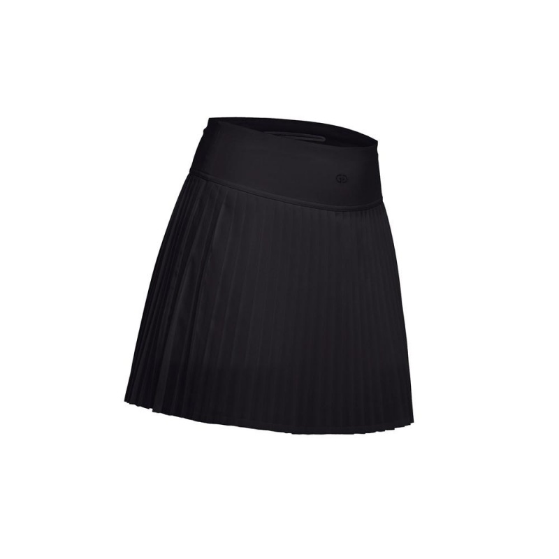 Black Goldbergh PLISSÉ Skirt | 64785-MXGN