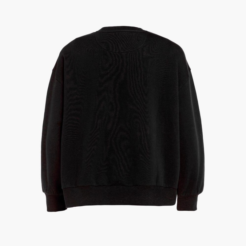 Black Goldbergh RINK crew neck Sweater | 09235-PLAN