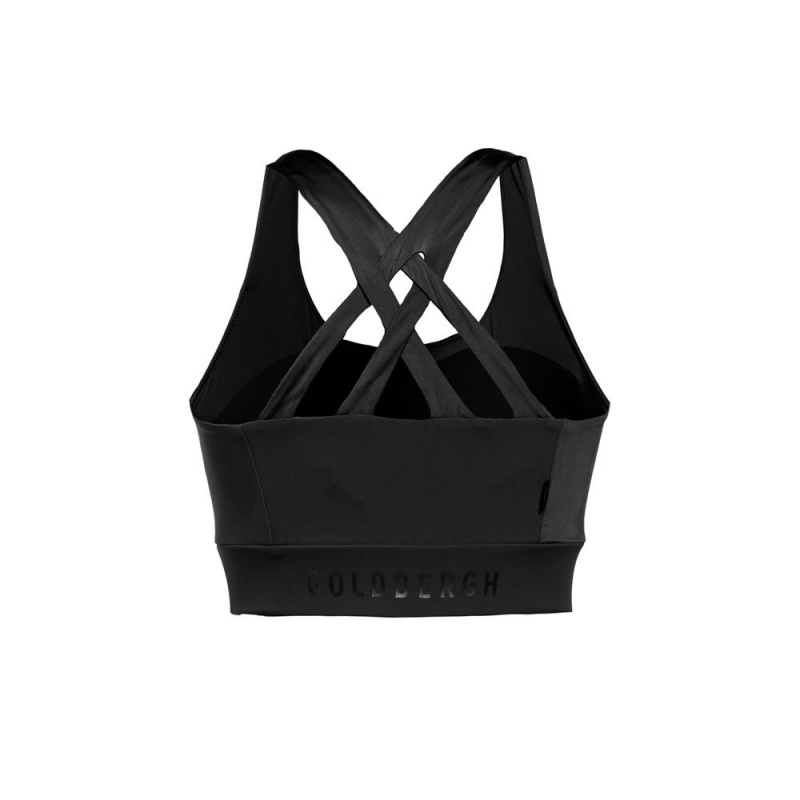 Black Goldbergh Sleek Bra | 15380-ERGS