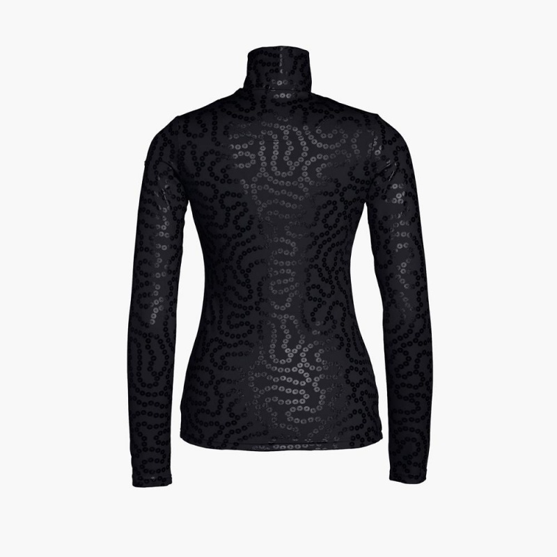 Black Goldbergh THRILL ski pully Ski Tops | 56709-HANJ