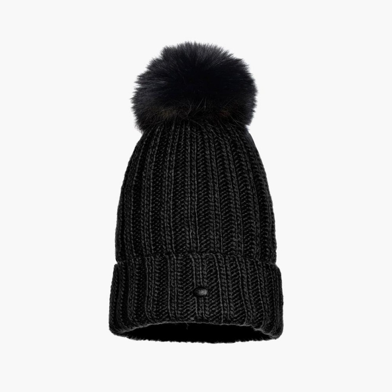 Black Goldbergh UNA faux pom Beanie | 70148-ABFS