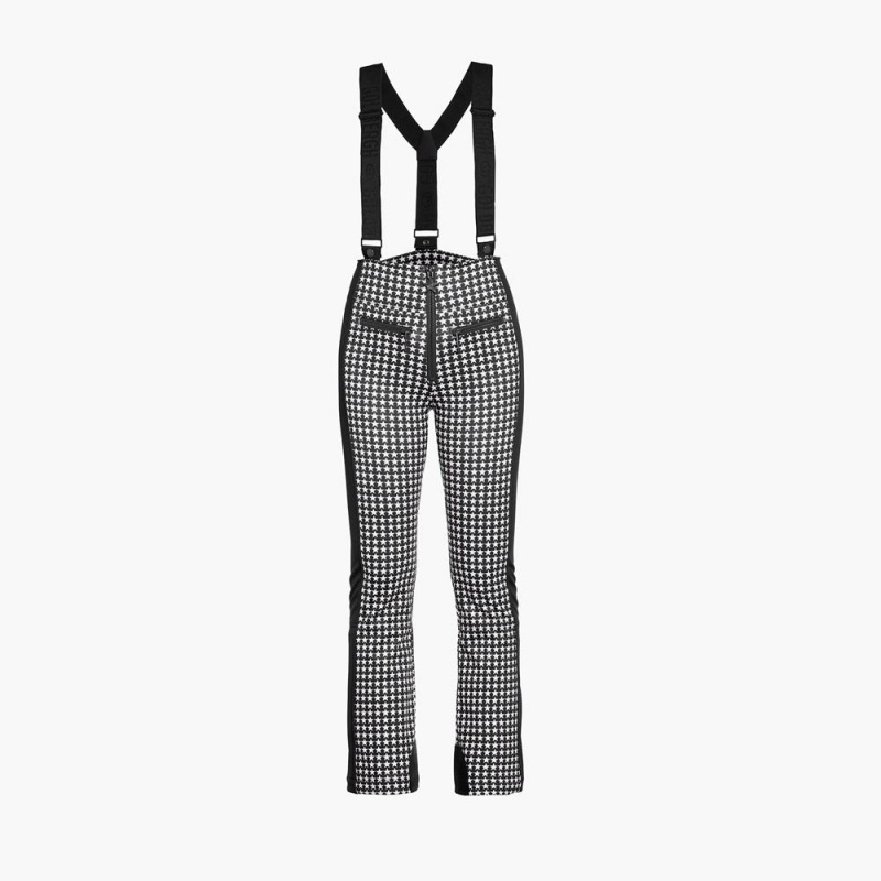 Black / White Goldbergh STARSKI Ski Pants | 89530-RVPJ