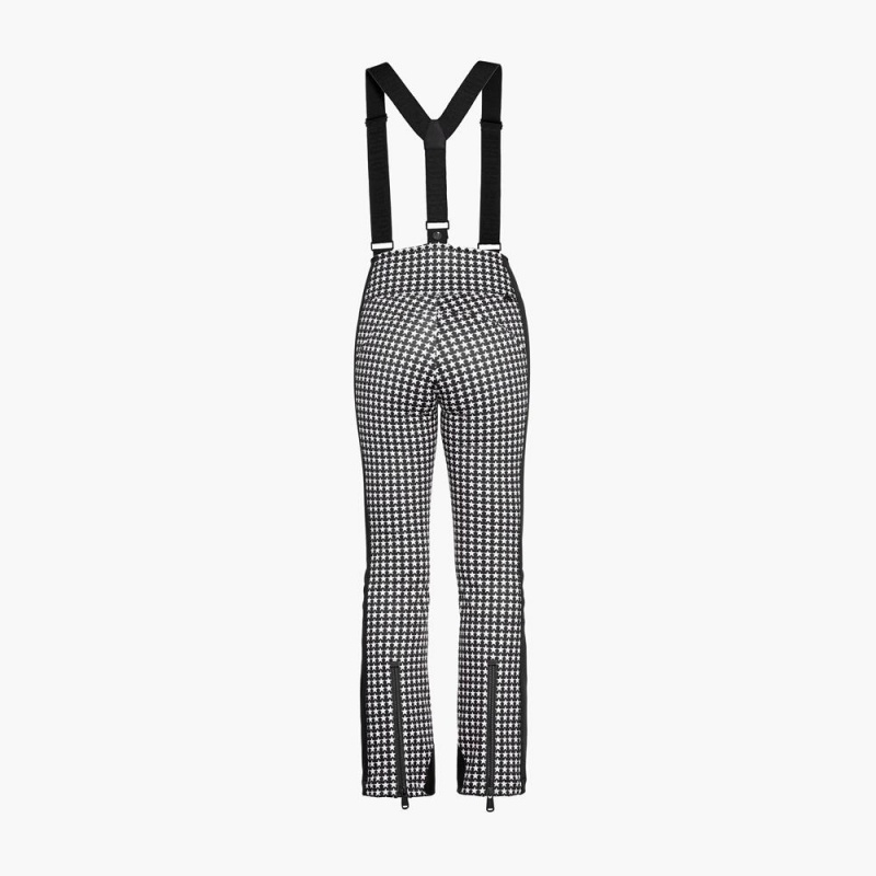 Black / White Goldbergh STARSKI Ski Pants | 89530-RVPJ