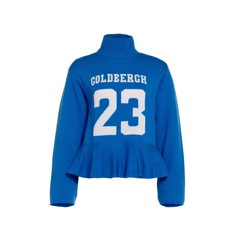 Blue Goldbergh DANGLE long sleeve knit Sweater | 62978-QCWP