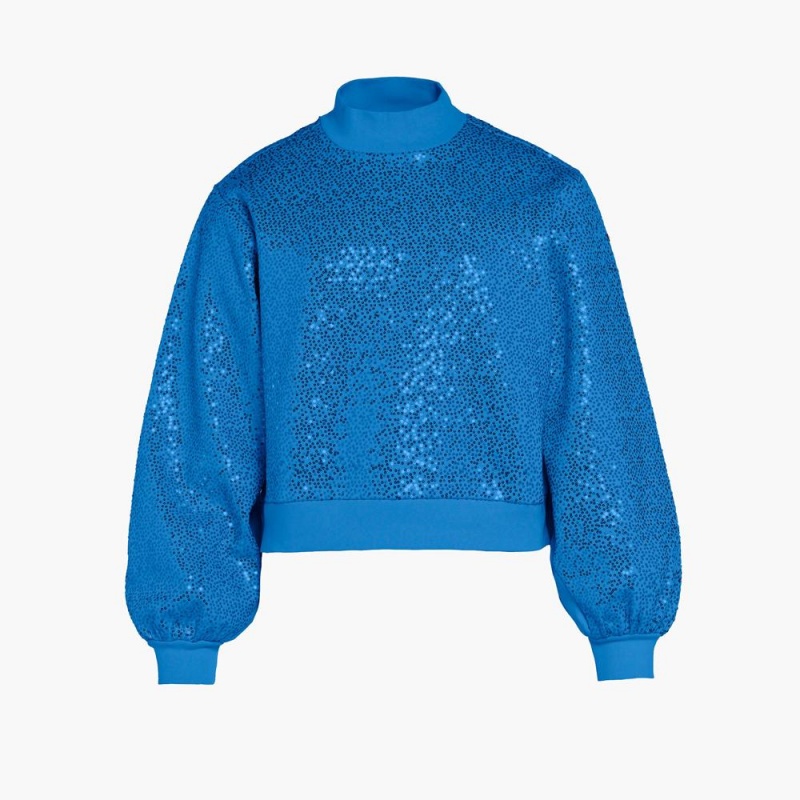 Blue Goldbergh LOLA round neck Sweater | 45189-ECRS