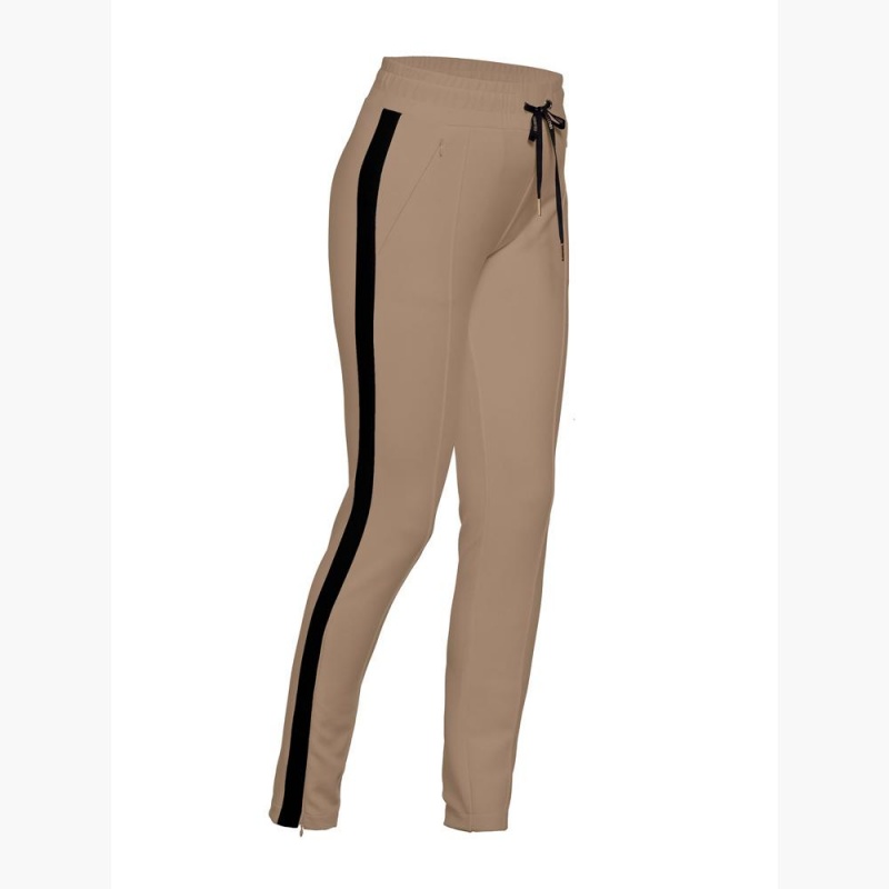 Brown Goldbergh ISOLDE track Pants | 78691-MFBA