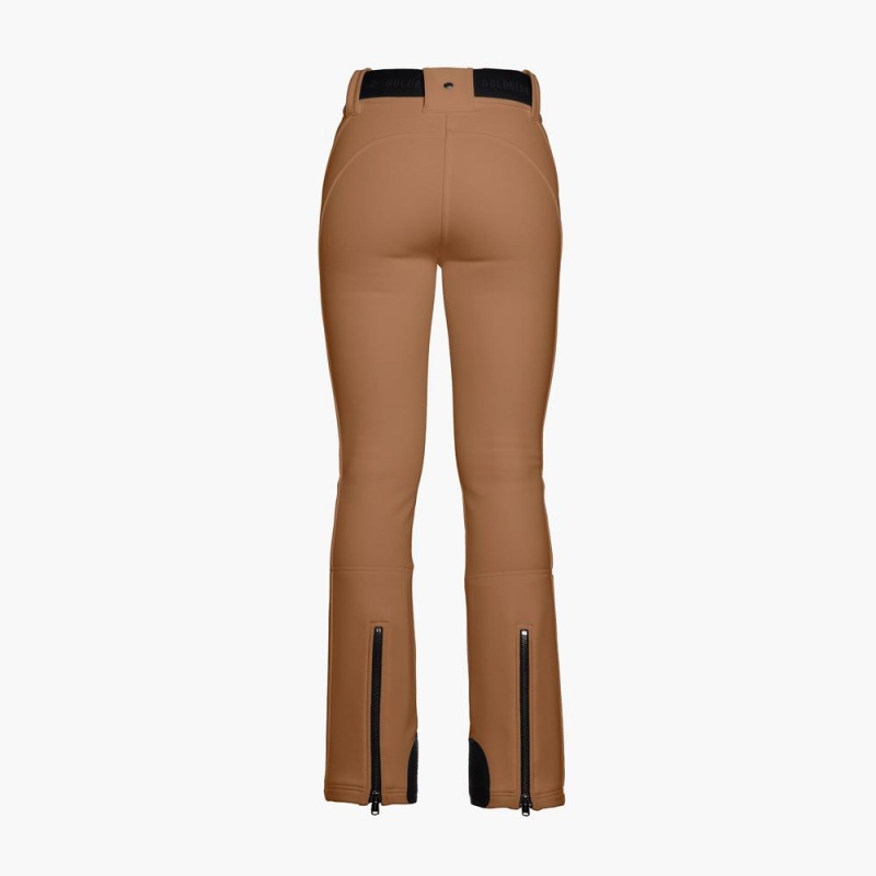 Brown Goldbergh PIPPA long Ski Pants | 10635-EFOA