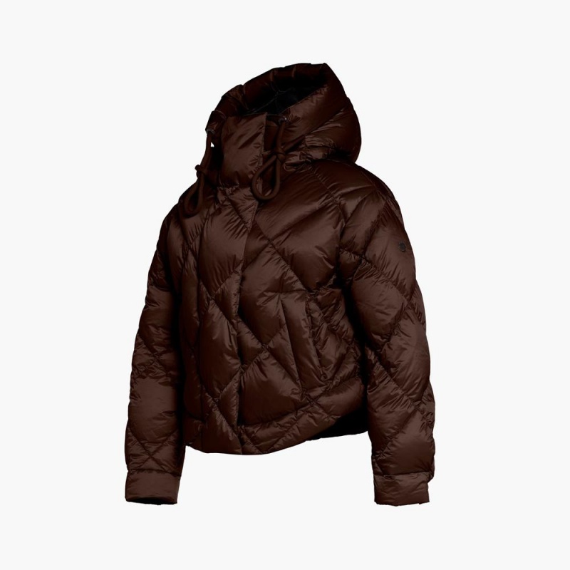 Dark Brown Goldbergh FIONA Jackets | 13657-VCYL