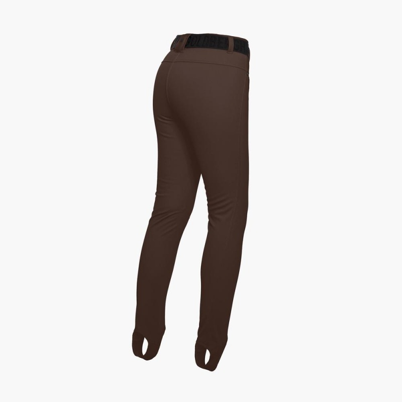 Dark Brown Goldbergh PARIS long Ski Pants | 01249-NZOV