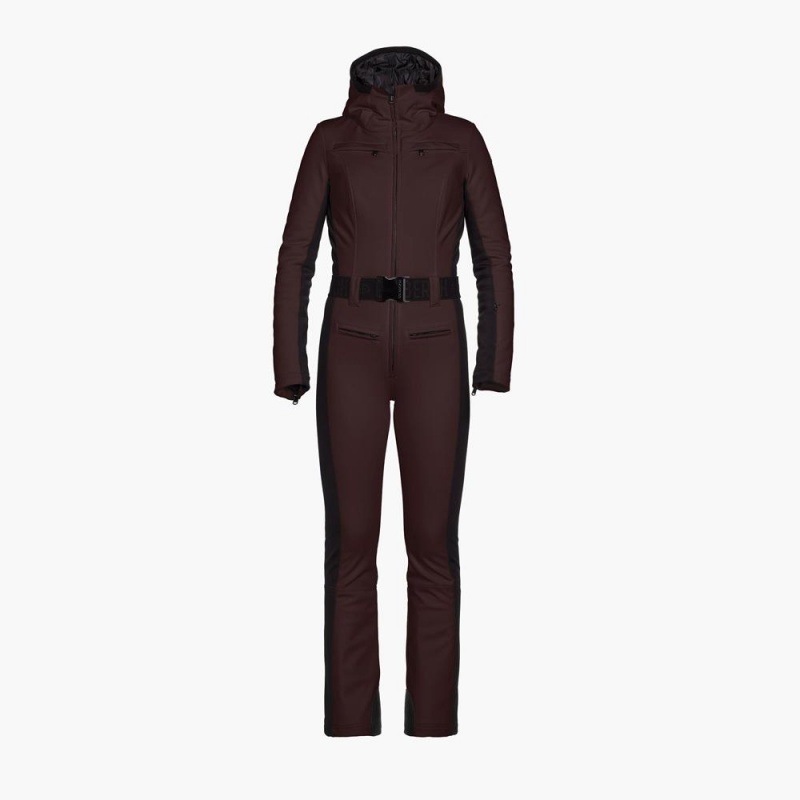 Dark Brown Goldbergh PARRY Ski Suit | 31078-GHBO