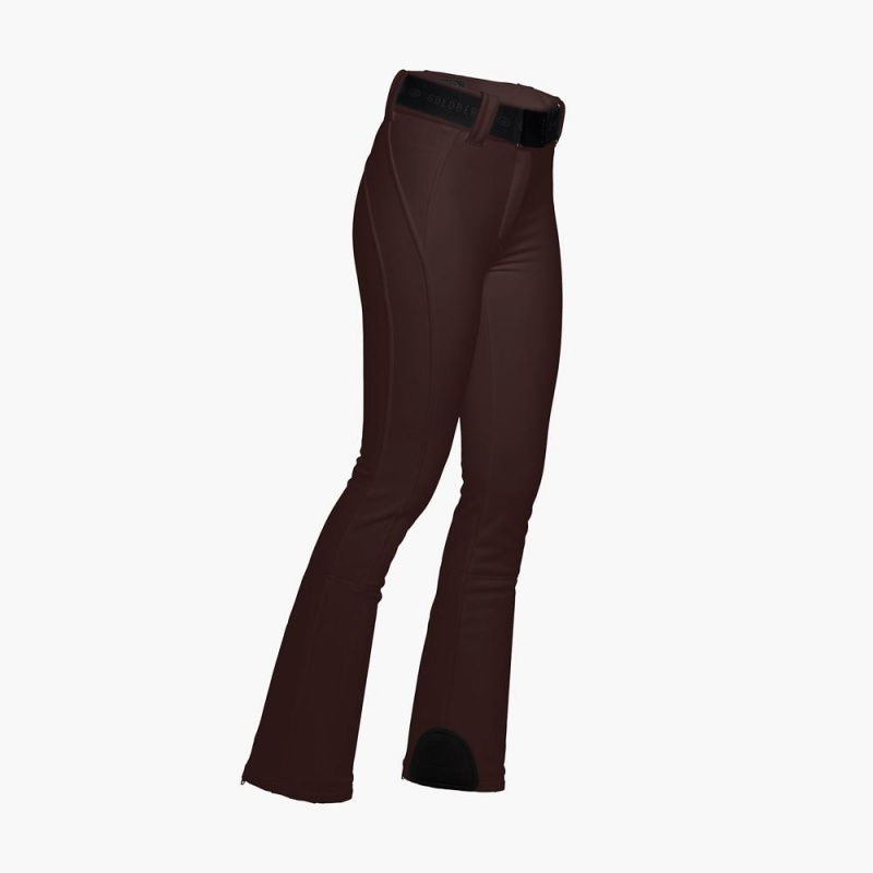 Dark Brown Goldbergh PIPPA Ski Pants | 48753-JYVZ